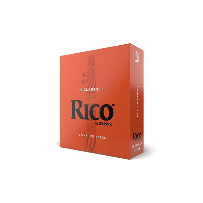 Rico by D'Addario - RCA1030 - Bb Clarinet Reeds - 3 Strength - Box of 10 image 1