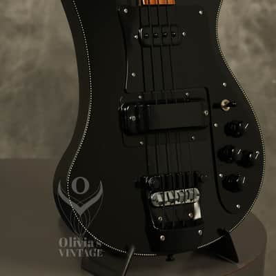 1986 Rickenbacker SHADOW BASS Jetglo 4003 BT with CHECKERBOARD BINDING!!! image 10