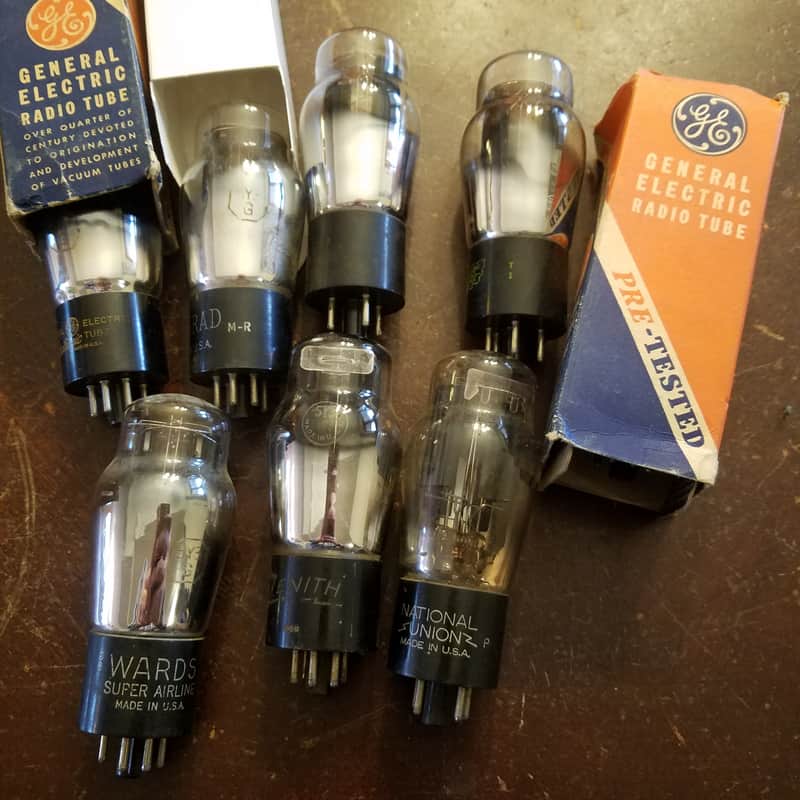 Ken-Rad etc. ONE (1) 5Y3G rectifier tNOS AT1000 TESTED Vacuum Tube hanging filament Coke Bottle 5Y3 1939-1950 image 1