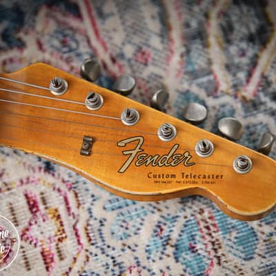 2022 Fender Custom Shop 65' Tele Custom Heavy Relic 3 Tone Sunburst image 21