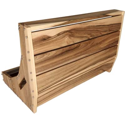 13U / 126hp Eurorack case VITA-slim • Rails + Threaded strips / Walnut / Unpowered image 6