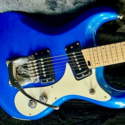 Mosrite The Nokie 1992 - Blue sparkle image 4