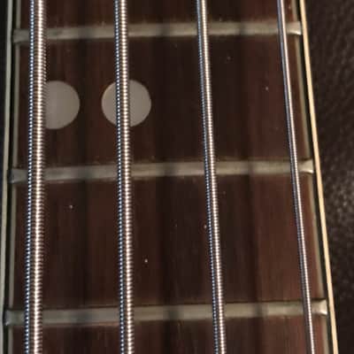 Vintage Ventura  Semi-hollow body bass guitar 335 copy 60’s-70’s Sunburst image 23