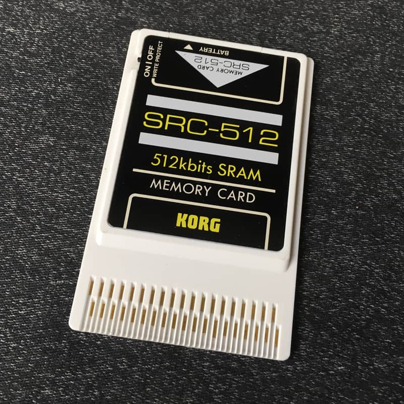 Korg SRC-512 RAM Memory Card Korg 01/W, 01/WFD, 03R/W, | Reverb