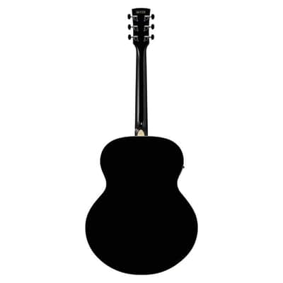 Ibanez AJ70M1E Artwood Jumbo Acoustic-Electric Guitar - Black High Gloss image 4