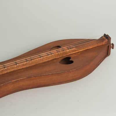 G.E. Thomas 3-String Appalachian Dulcimer, c. 1950s, brown gig bag case. image 7