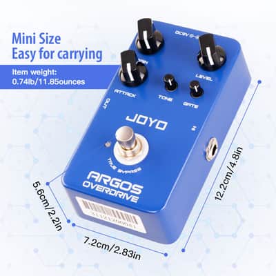 Joyo JF-23 Argos Overdrive Pedal Built-in Noise Gate for Electric Guitar or Bass True Bypass image 3