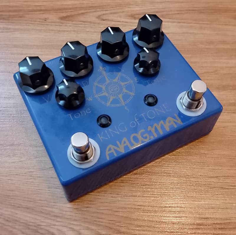 Analogman King of Tone V4 with Red Side High Gain Option