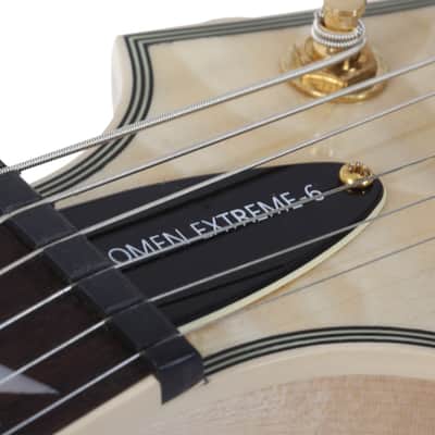 Schecter Omen Extreme-6 Electric Guitar. Gloss Natural image 9