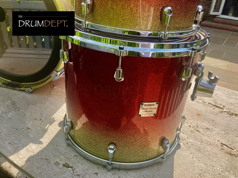 ♚SUPERB !♚YAMAHA Maple Custom ABSOLUTE NOUVEAU 16 x 14" FLOOR TOM♚APPLE SPARKLE♚ image 1