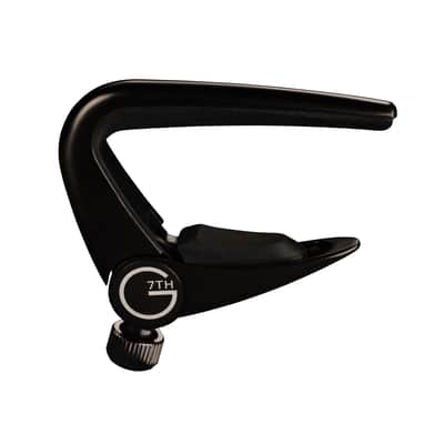 G7 Th Newport 6 String Black Capo image 1