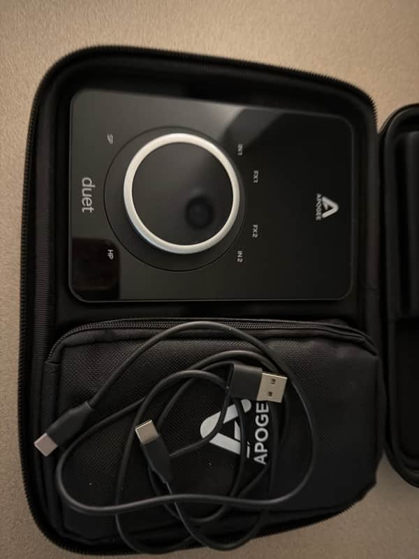 Apogee Duet 3 USB-C Audio Interface with Duet Dock 2021 - Black image 1