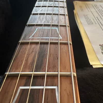 Patrick James Eggle Macon Carved Top SC - Brazilian Board - Faded Gold Burst image 6