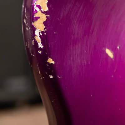 Fender Custom Shop 1965 Jaguar Heavy Relic Electric Guitar - Faded Purple Metallic with Hardshell Case image 18