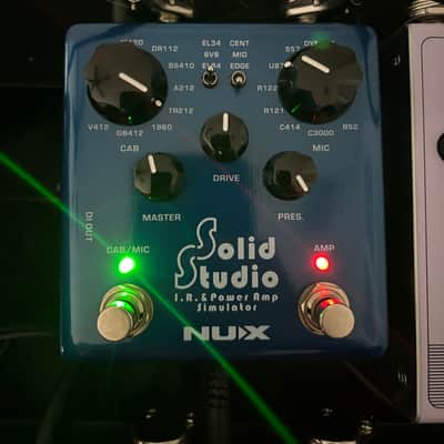 NuX NSS-5 Solid Studio IR and Power Amp Simulator 2010s - Blue image 2