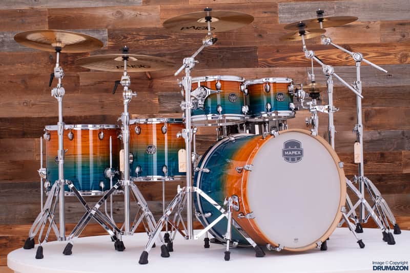 MAPEX ARMORY LIMITED EDITION 6 PIECE DRUM KIT, OCEAN SUNSET, EXCLUSIVE image 1