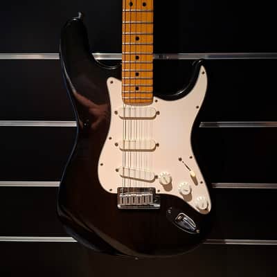 FENDER - DELUXE STRAT PLUS MPL SN/N004029 EBONY BURST image 4
