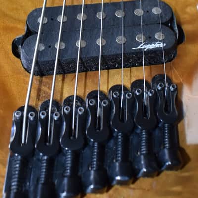 Legator Ninja 200 SE Fanned Fret 7 String 2016 - Walnut image 8