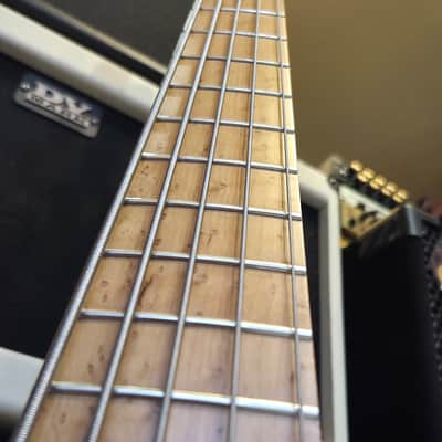 Sandberg California VT5 35" 2026 - Zebra Finish Blueburst Bass Guitar image 8