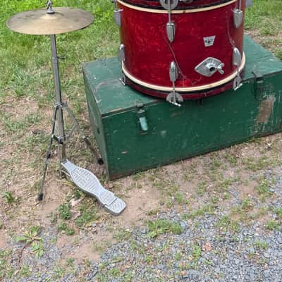 Majestic Semi Pro 1965 - Red Pearl 3-piece w/hardware imagen 11