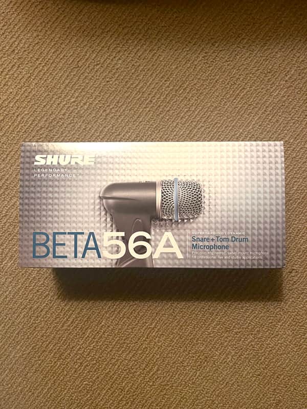 Shure BETA 56A Supercardioid Dynamic Microphone BRAND NEW!