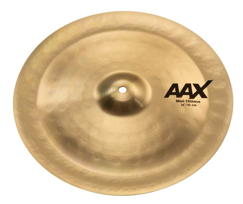Sabian AAX 14 Inch Mini Chinese Cymbal l Brilliant Finish l B20 Bronze Alloy l 80% Copper - 20% Tin l Made in Canada l Model 21416XB image 1