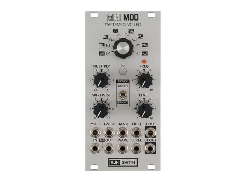 AJH Synth MiniMod Tap Tempo VC-LFO (Silver) [USED] image 1
