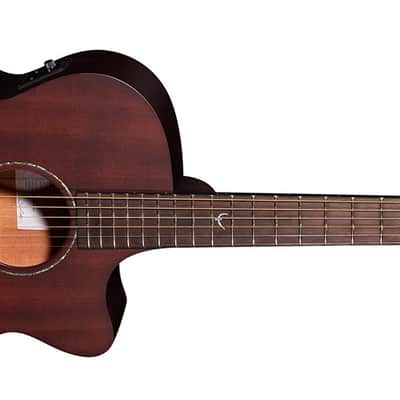 Faith FKVMG Naked Venus Mahogany Electro Cutaway Acoustic image 4