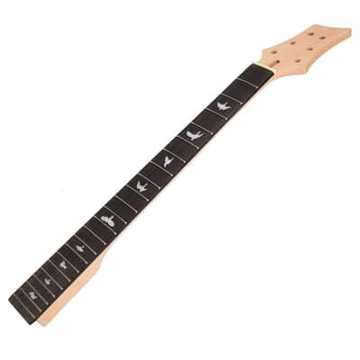 Electric Guitar Neck, 22 Frets Solid Wood Blackwood Fingerboard Replacement Guitar Neck for Guitar Repair Customization Beginners Professionals Musicians image 2