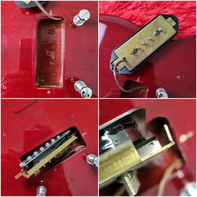 Samick SG-1P (SG Jr. Junior) 1989-1990 - Cherry - Set Neck With Long Tenon - Made in Korea MIK image 21
