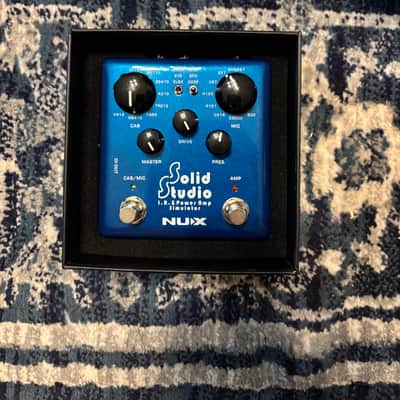 NuX NSS-5 Solid Studio IR and Power Amp Simulator 2010s - Blue