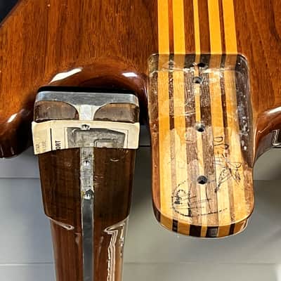 Kramer DMZ 4001 1979ish - Natural Aluminum Neck Bass image 5