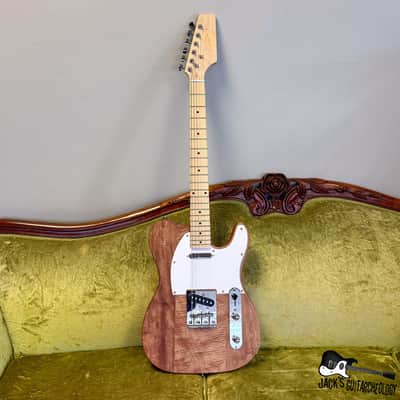 Economy Pre-Made T-Style Kit Electric Guitar *READ* (2020s - Natural) image 2