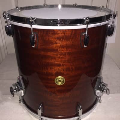 Gretsch 4pc Broadkaster 135th Anniversary Drums 2018 - Ribbon Mahogany image 6