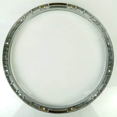 Yamaha? 14" 12-Lug 2lb 5oz Die-Cast Zinc Snare Drum Batter Rim/Hoop Marching 80s image 8