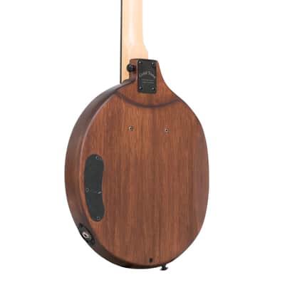 Gold Tone EB-5 Solid Body Mahogany Top Maple Neck 5-String Electric Banjo with Gig Bag image 2