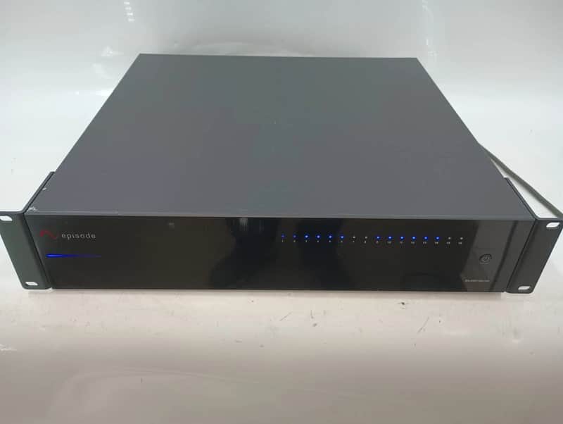 Episode EA-RSP-16D-100 16 Channel DSP Power Amplifier - Powers ON - AS-IS - RV-0410 image 1