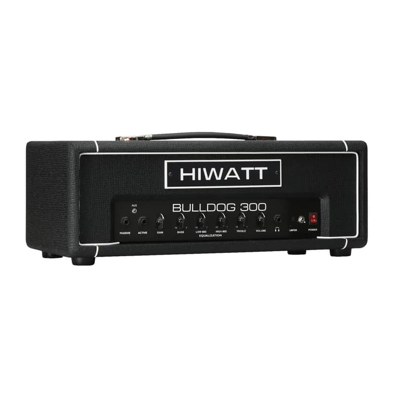 Hiwatt Bulldog 300 300-Watt Bass Amplifier Head - Black image 1
