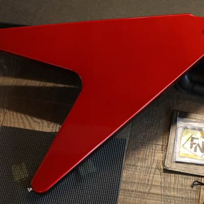 Minty! 2024 Gibson Custom Shop 1967 Reissue Flying V Electric Guitar Sparkling Burgundy + COA OHSC image 13