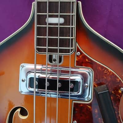 KINGSTON 1960s Hofner Style Violin Bass - Cool! image 8