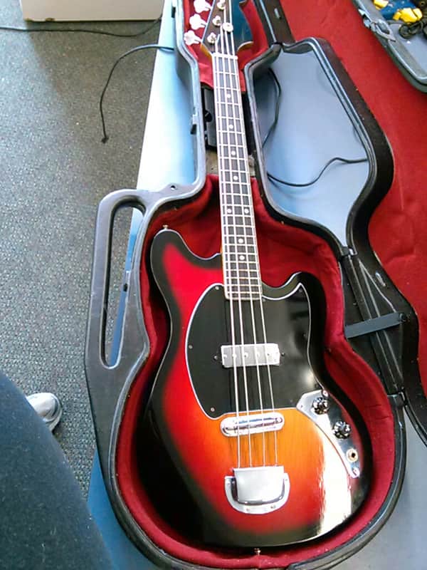 Kent 559-1462 Short Scale Bass Vintage 60s, 70s Tobacco Sunburst image 1