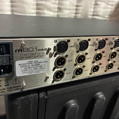 Grace Design m801mk2 8-Channel Microphone Preamp 2020 - 2021 - Black image 4