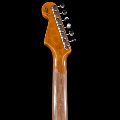 Fender Custom Shop 1961 Stratocaster Heavy Relic Aged Olympic White R121547 image 8
