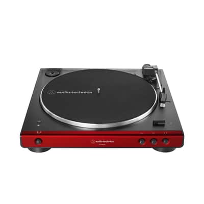Audio-Technica AT-LP60XBT-RD Stereo Turntable with Bluetooth (Red) image 2