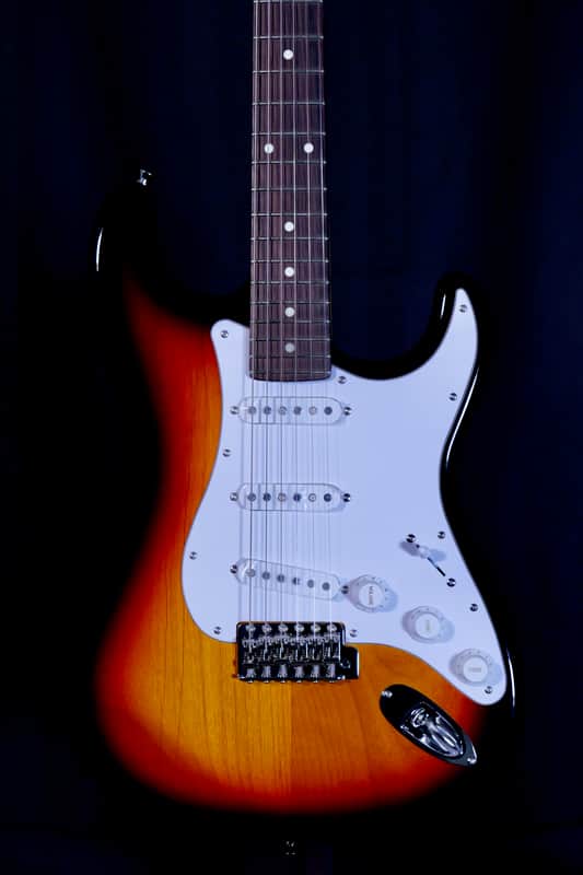 Tokai SSS-Style Rosewood Fretboard 3-Tone Sunburst image 1