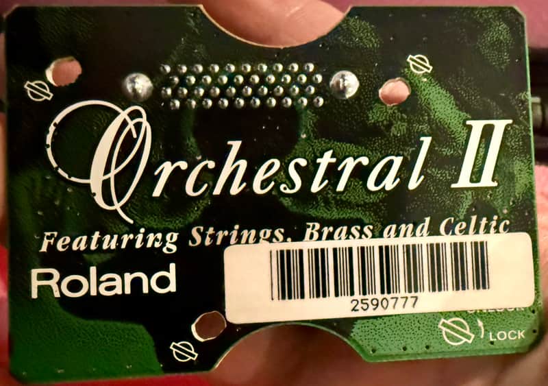 Roland SR-JV80-16 Orchestral II Expansion Board 1990s - Green image 1