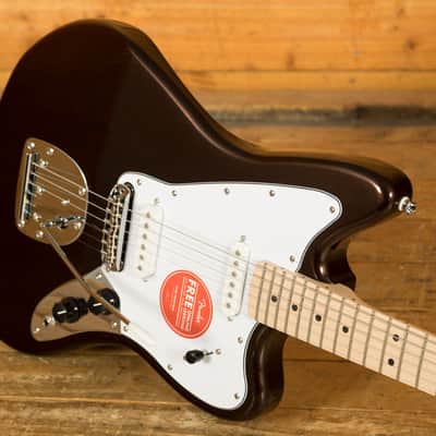 Squier Affinity Series Jaguar - Maple - Mystic Metallic Brown image 5
