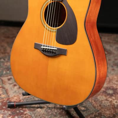 Yamaha Red Label FGX5 GL Acoustic/Electric Guitar - Natural image 4