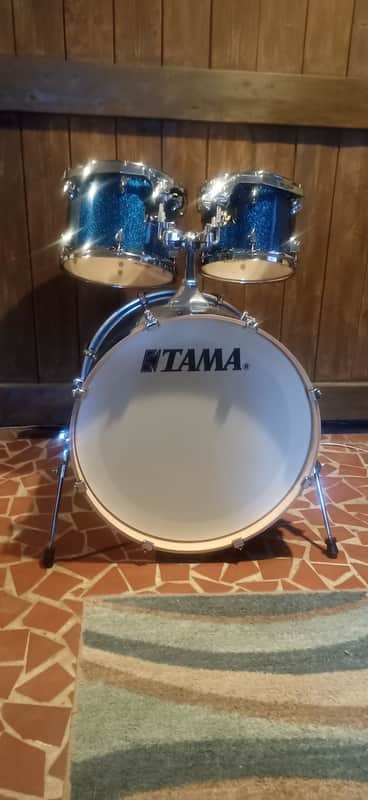 Tama Superstar Classic 10x8 / 12x9 / 22x18-3pc Shell Pack Indigo Sparkle image 1