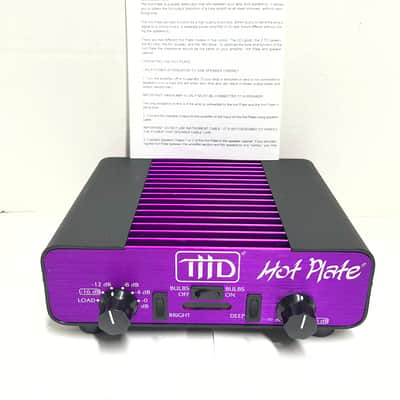 THD Hot Plate Power Reactive Attenuator 8 Ohm Purple Volume Control Load Box Amp Power Soak w Manual image 10